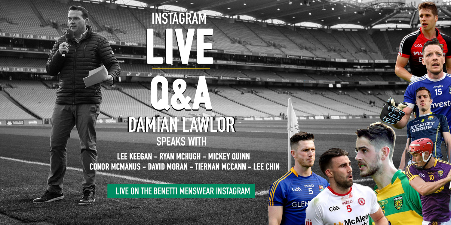 Benetti Menswear LIVE Q&A Interviews Hosted By Damian Lawlor