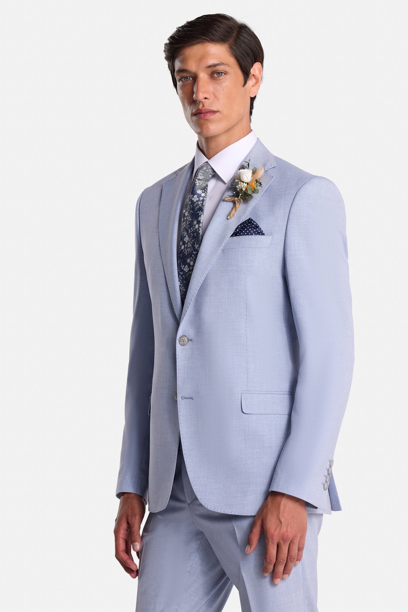 Albert Sky 2 Piece Suit