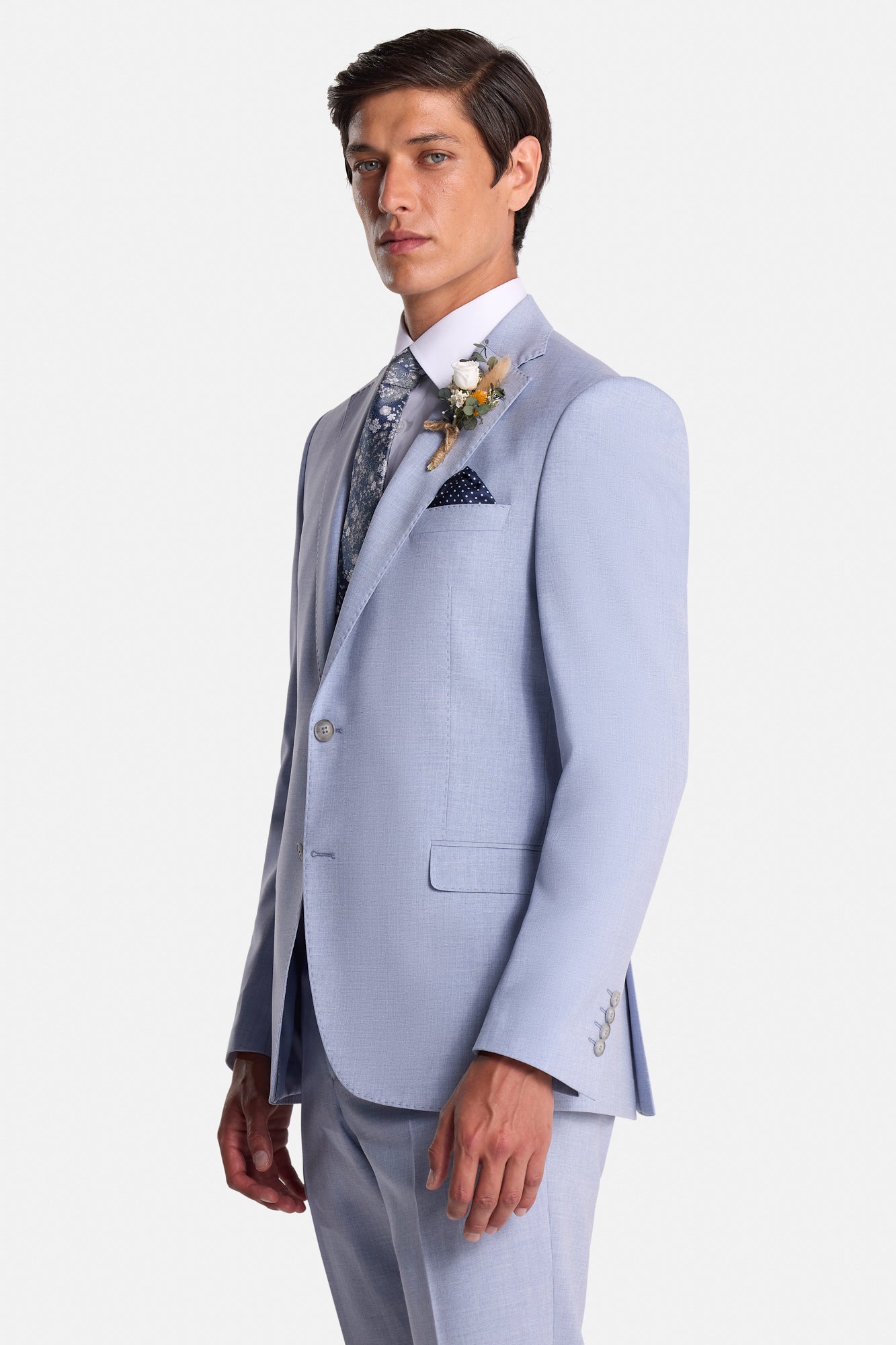 Albert Sky 2 Piece Suit