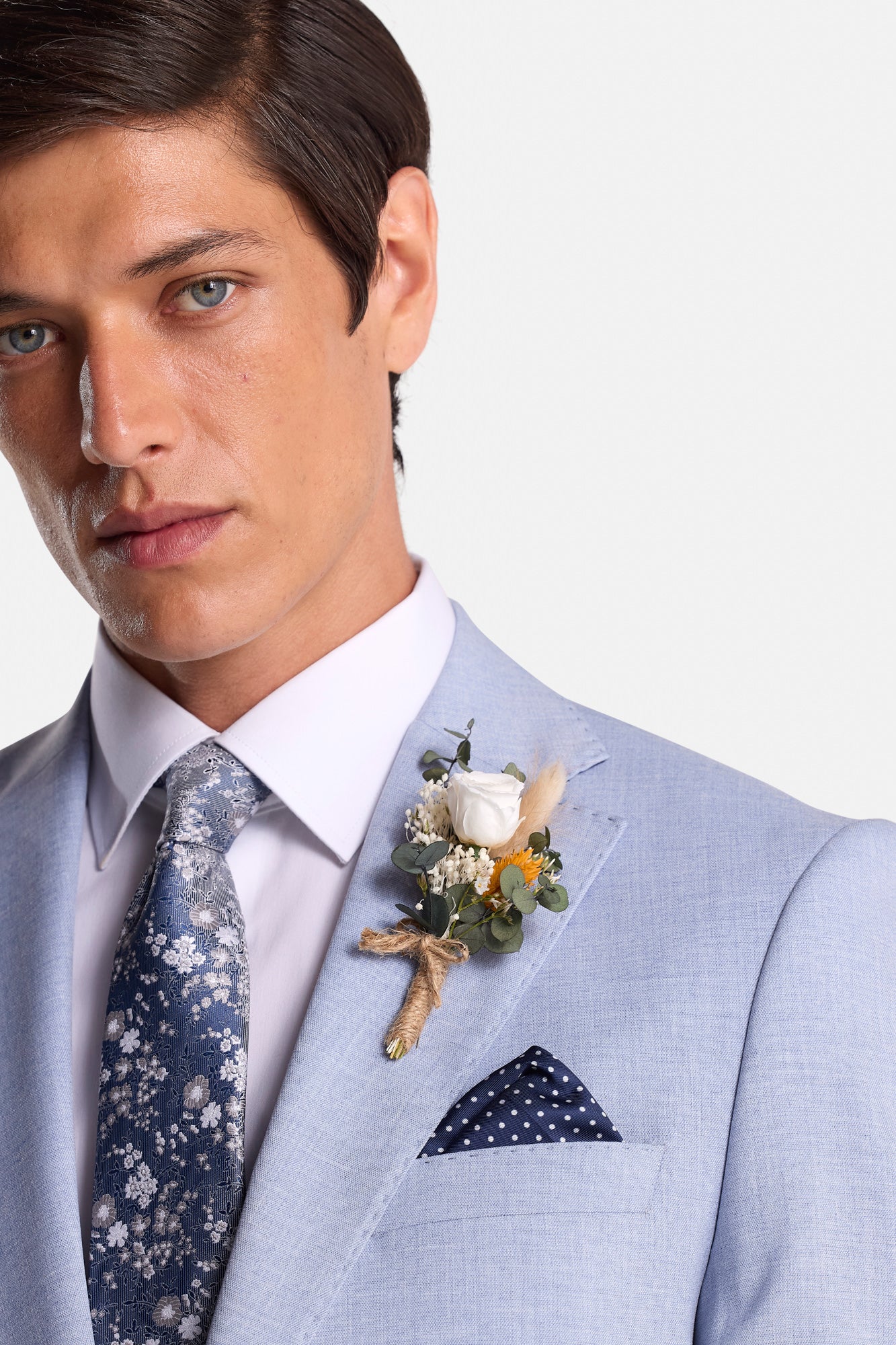 Albert Sky 2 Piece Suit