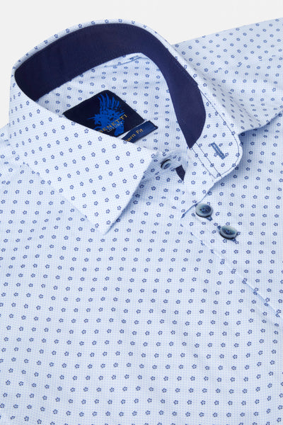 Alex Navy Long Sleeve Benetti Menswear Shirt