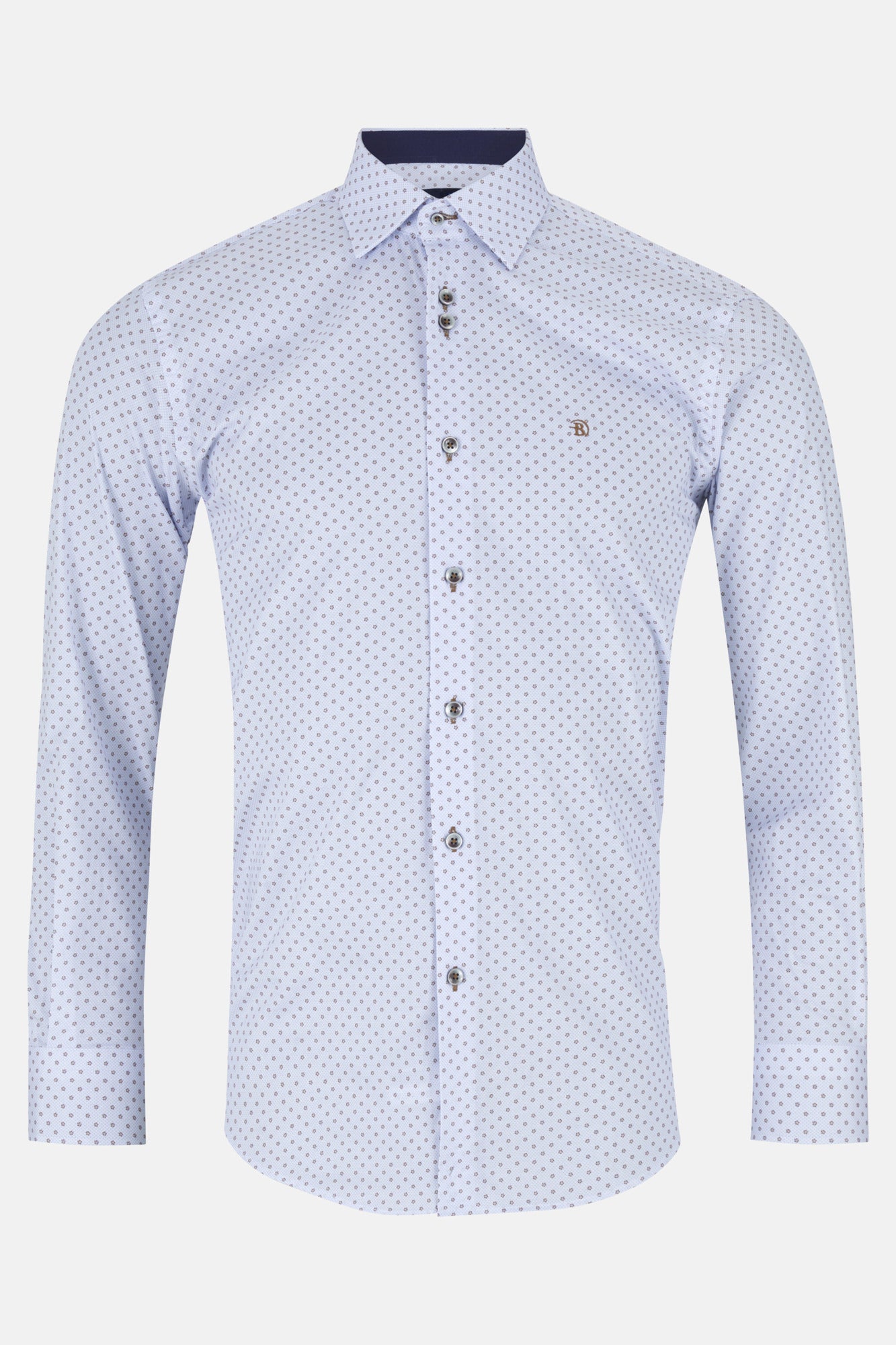 Alex Stone Long Sleeve Benetti Menswear Shirt