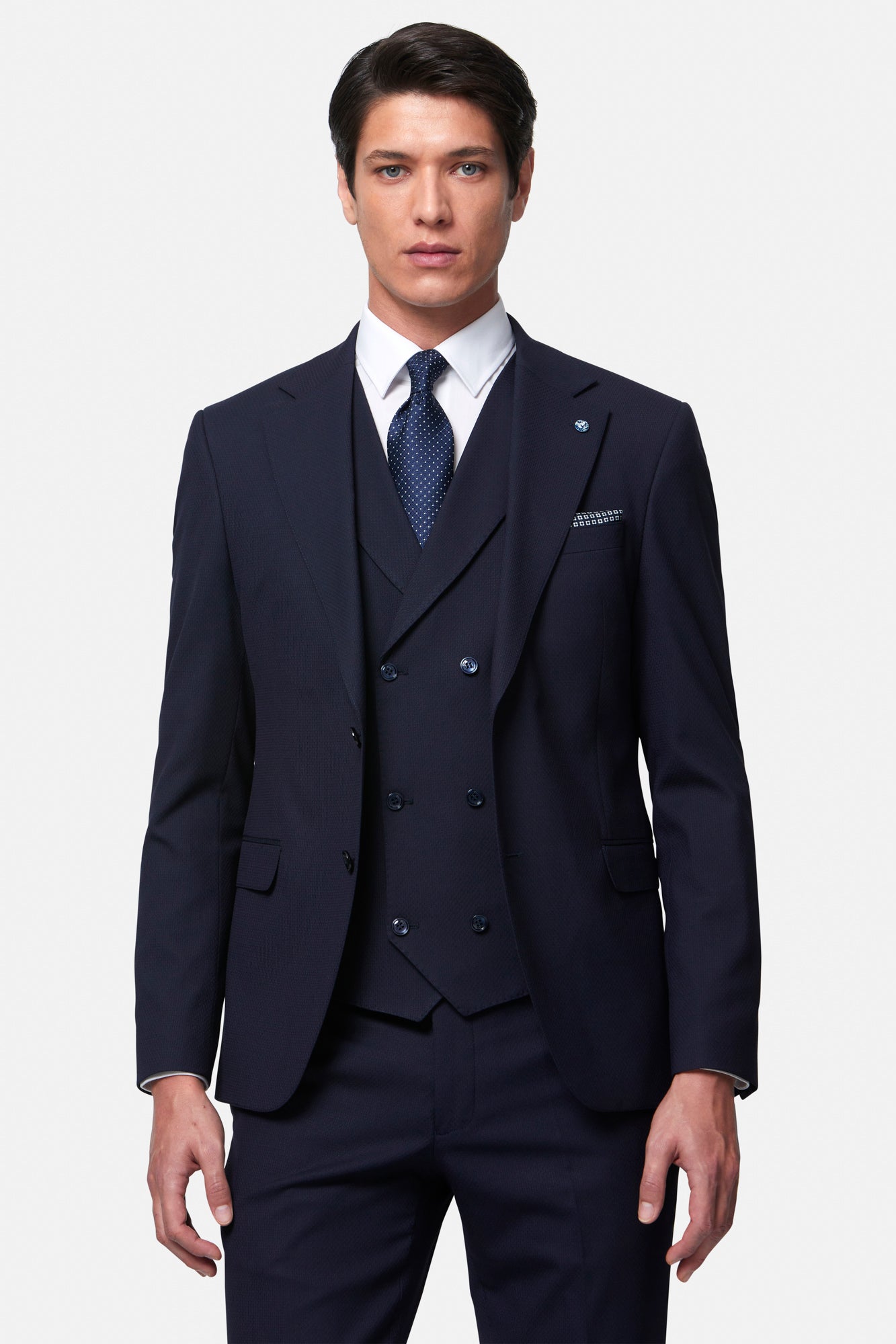 Austin Navy Double Breasted WC