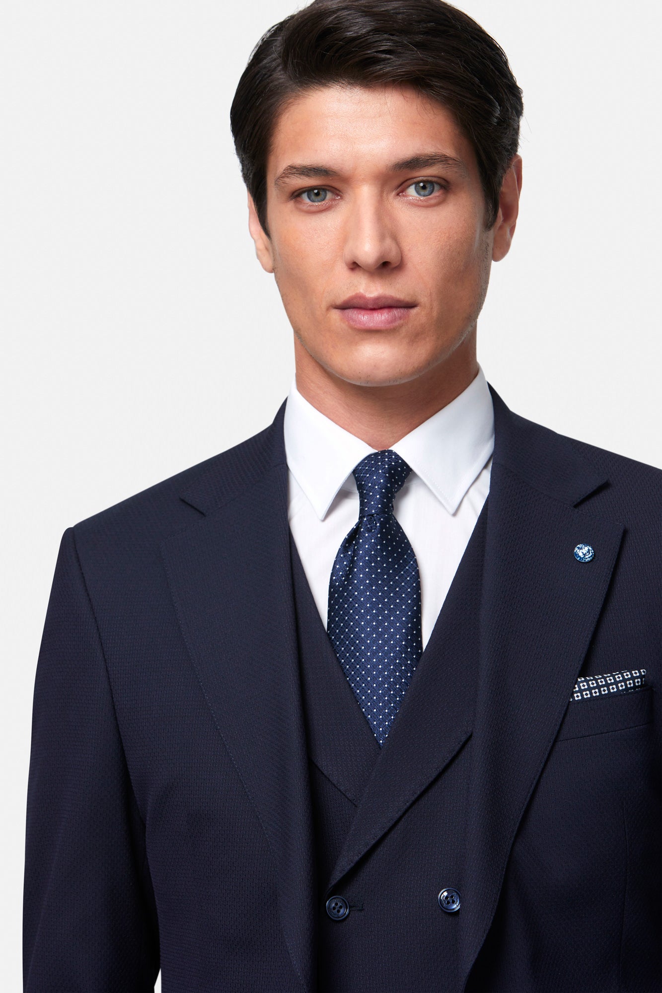 Austin Navy Double Breasted WC