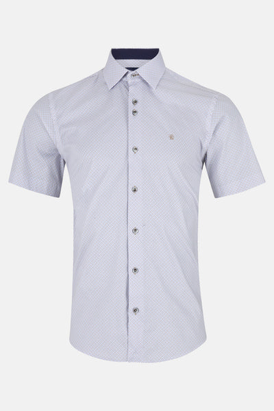 Baker Coffee Short Sleeved Shirt By Benetti Menswear