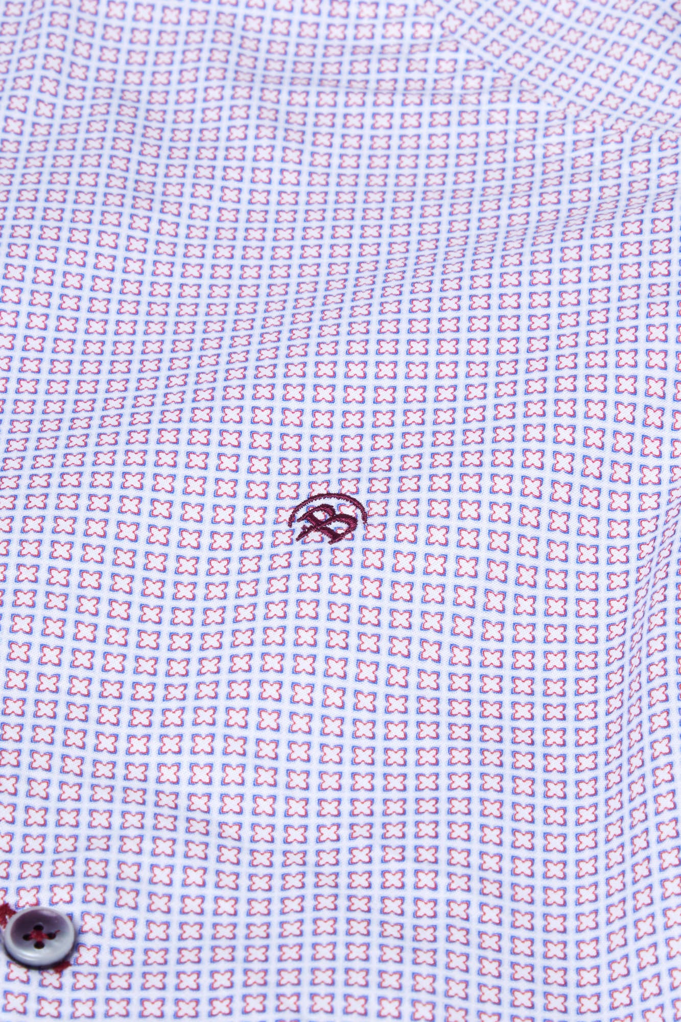 Baker Red Long Sleeve Shirt By Benetti Menswear