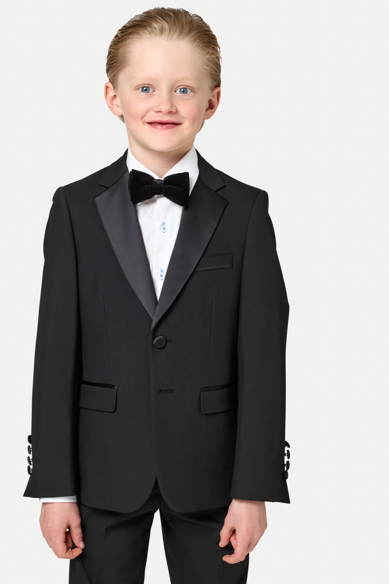 Boys Carnaby Black Tuxedo 2 Piece