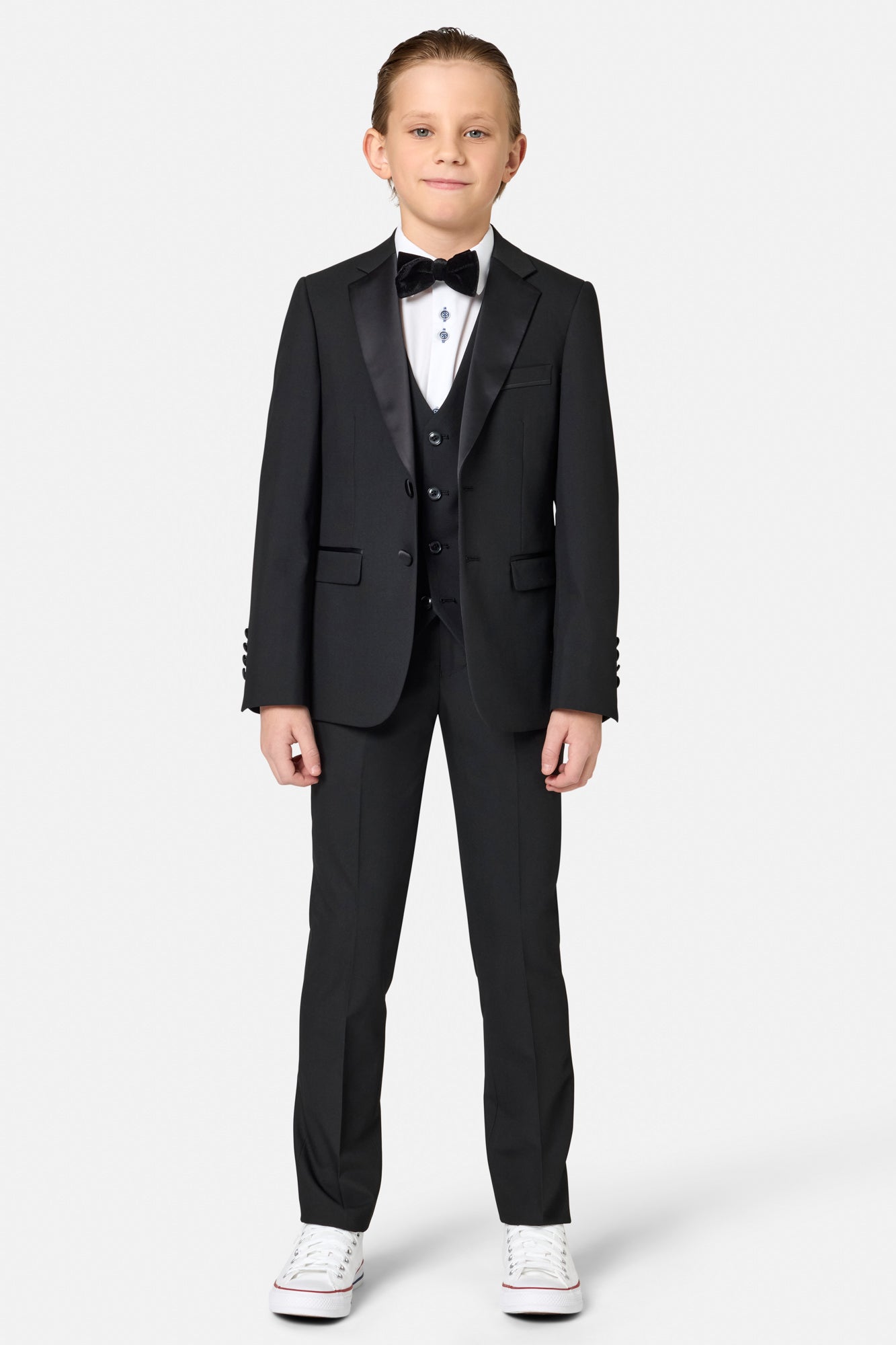 Boys Carnaby Black Tuxedo 3 Piece