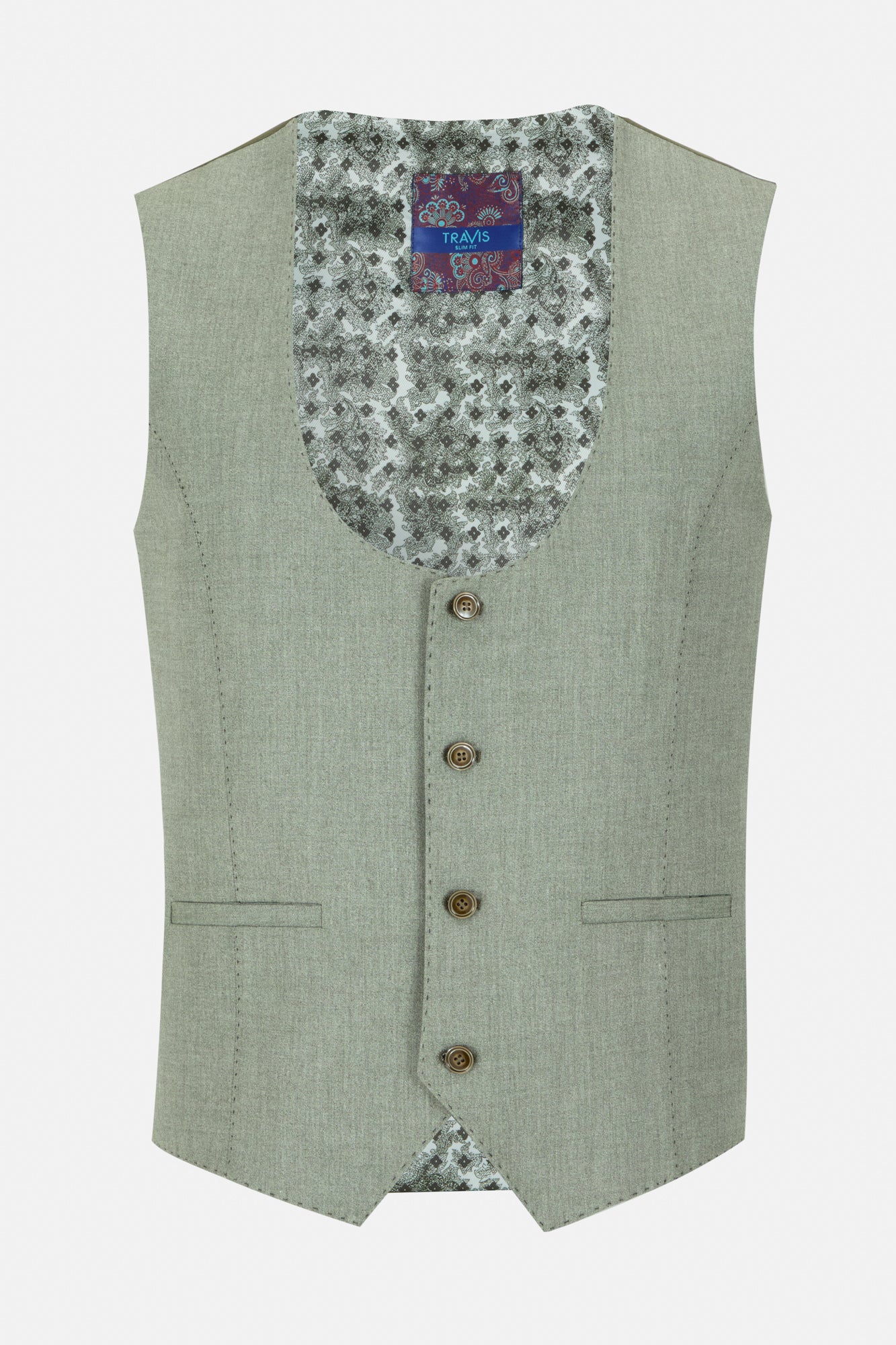 Carlos Sage Slim Fit Suit