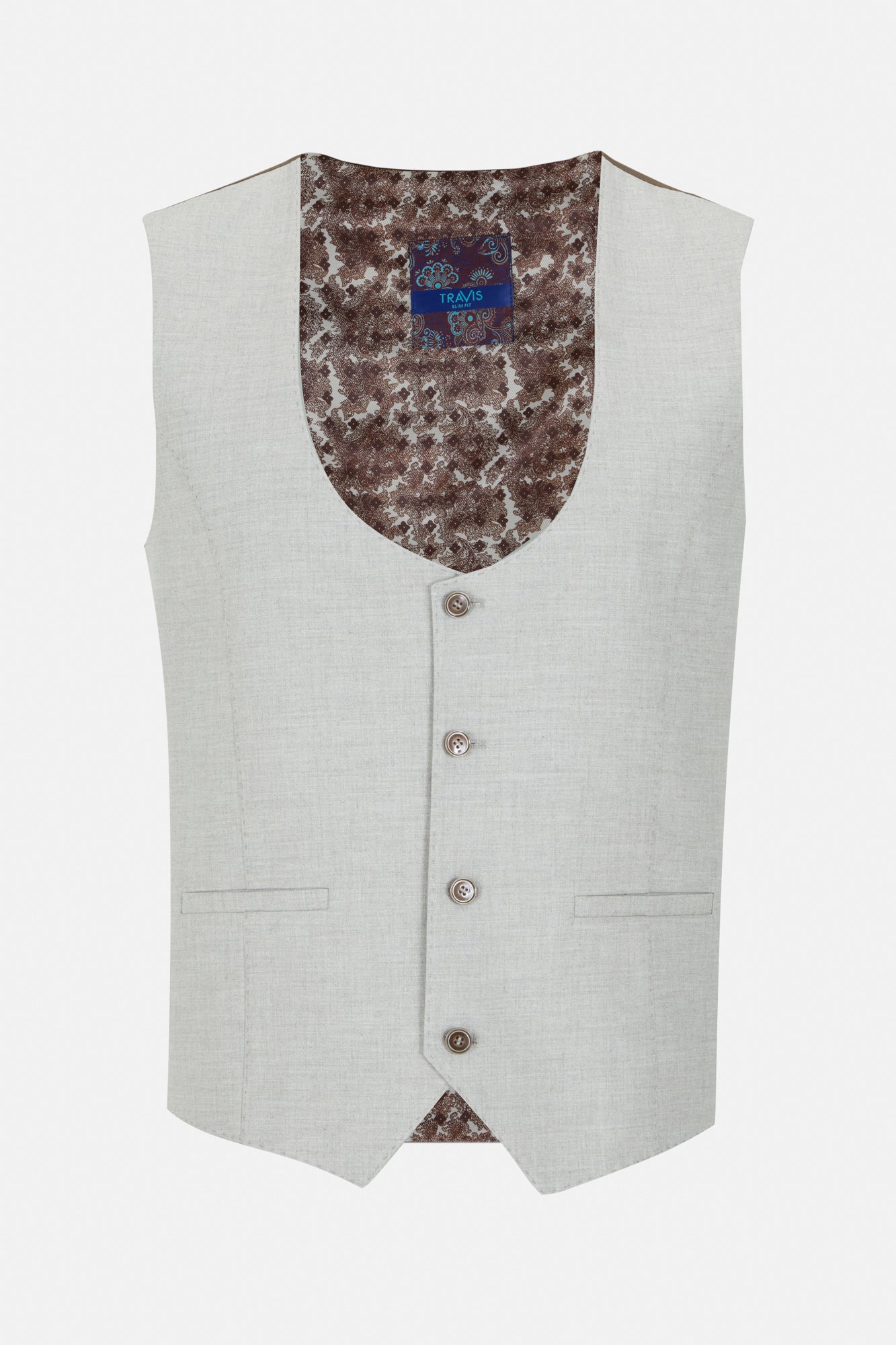 Carlos Stone Slim Fit Suit