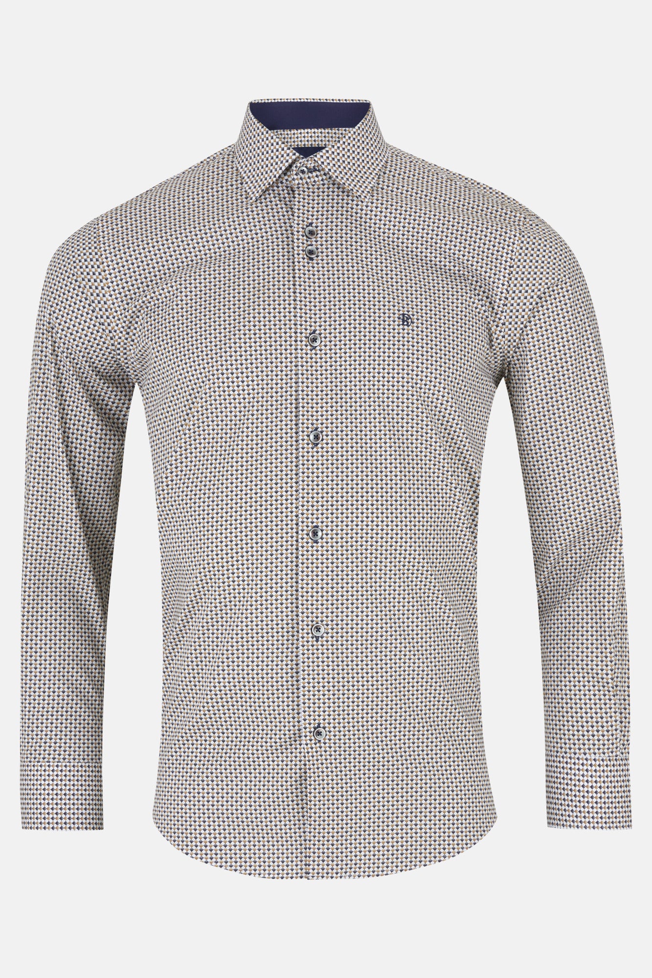 Cody Gold Long Sleeve Shirt By Benetti Menswear