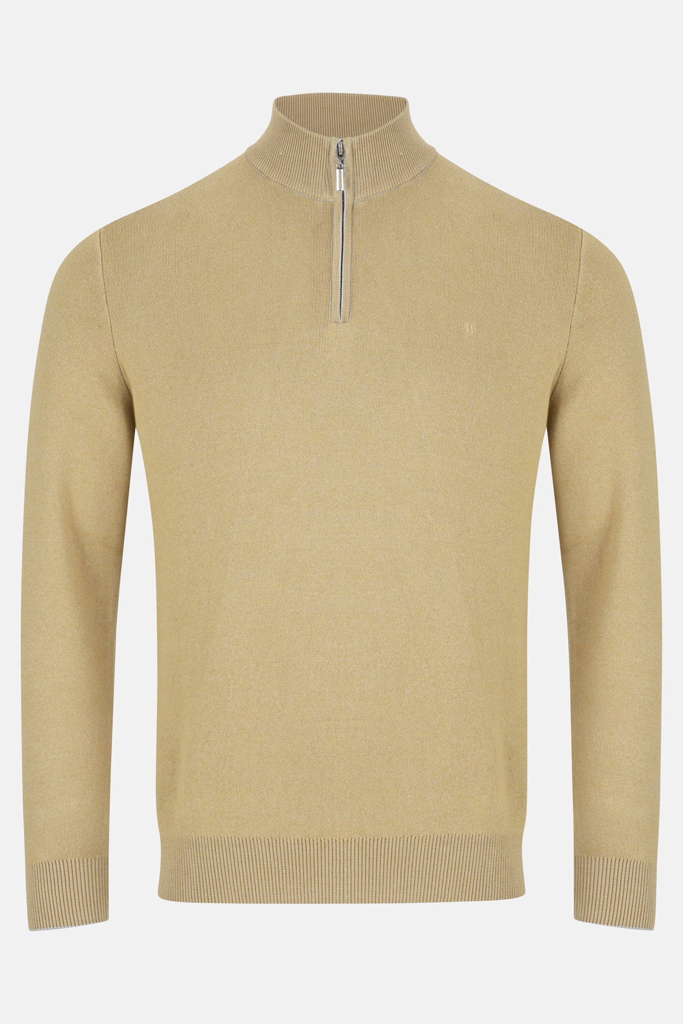 Gale Lemon Quarter Zip Sweater By Benetti Menswear 