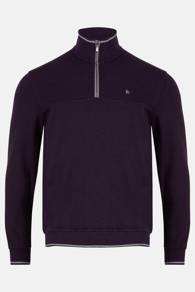 David Grape Qtr Zip By Benetti Menswear