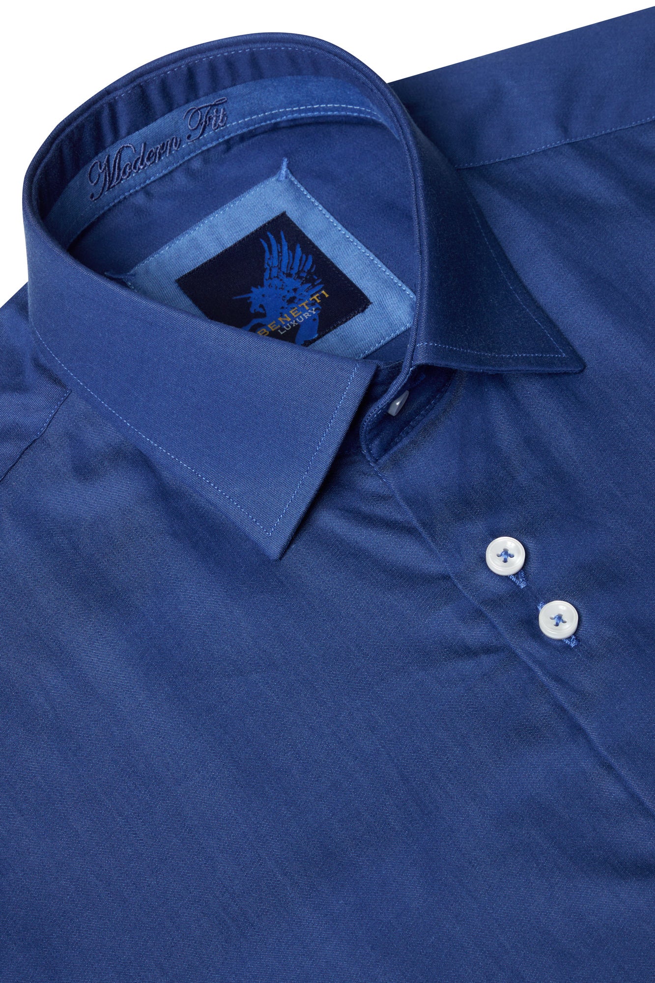 Denim Smoke Shirt By Benetti Menswear