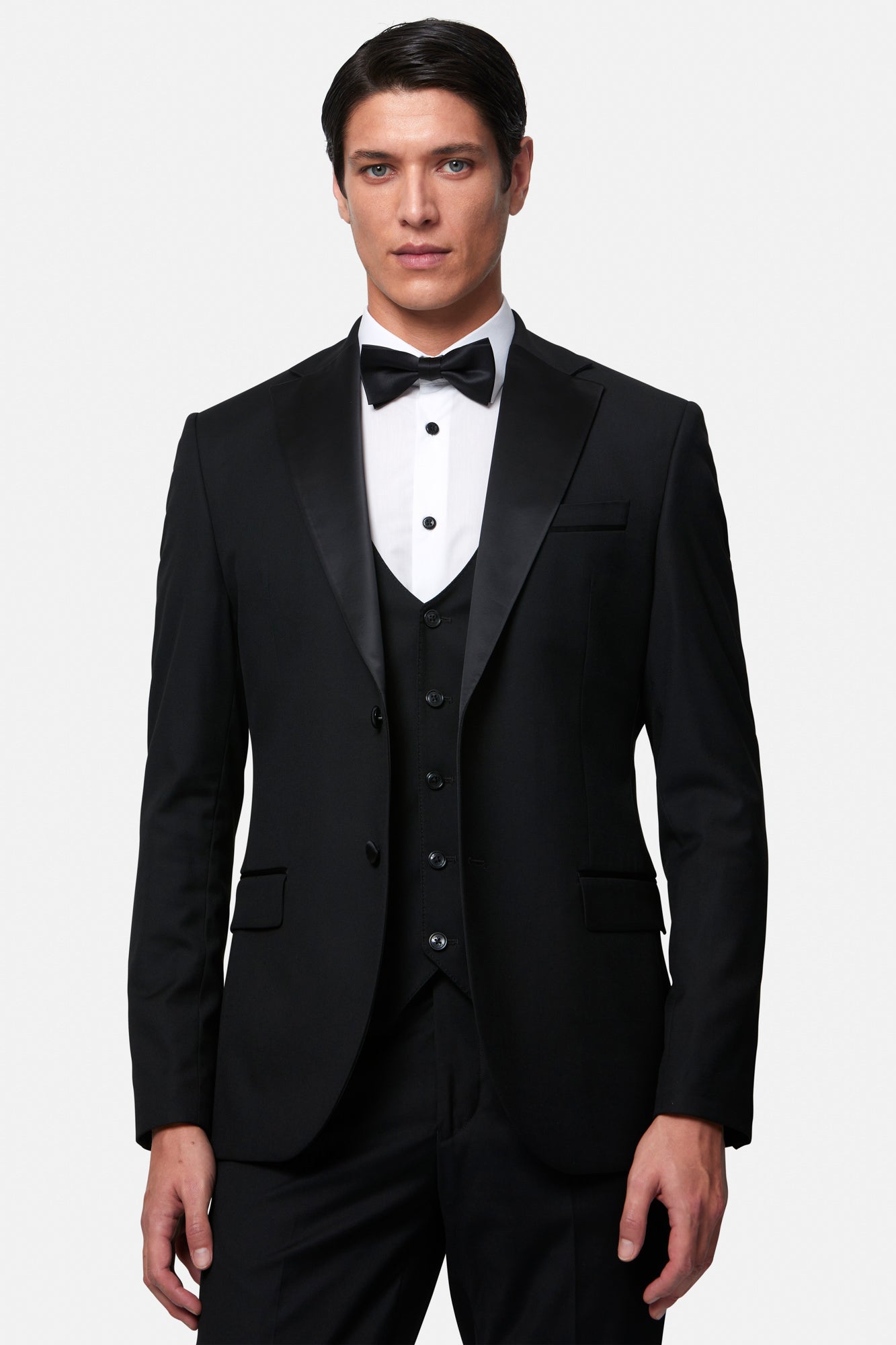 3pc Edina Black Tuxedo By Benetti Menswear 3pc Edina Black Tuxedo By Benetti Menswear