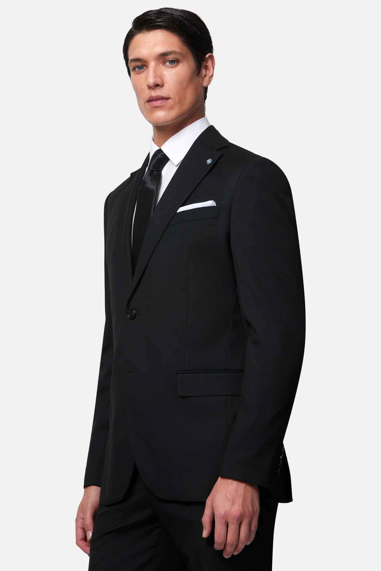 Edina 2PC Black Suit By Benetti Menswear