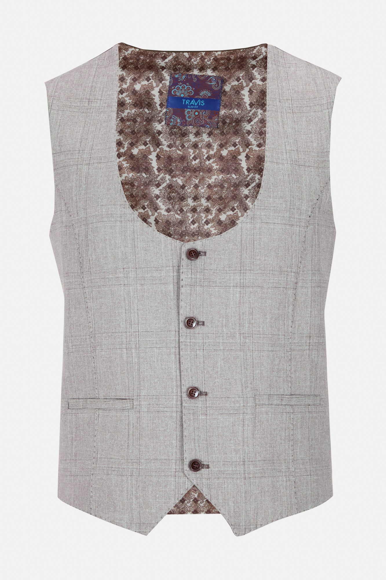 Eiffel Stone Slim Fit Suit