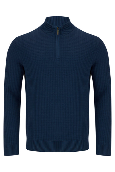 Ellis Indigo Qtr Zip