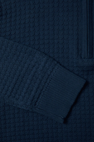 Ellis Indigo Qtr Zip