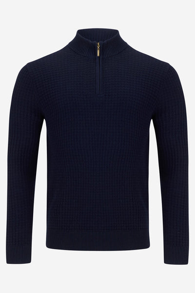 Ellis Navy Qtr Zip