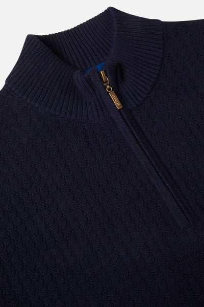 Ellis Navy Quarter Zip
