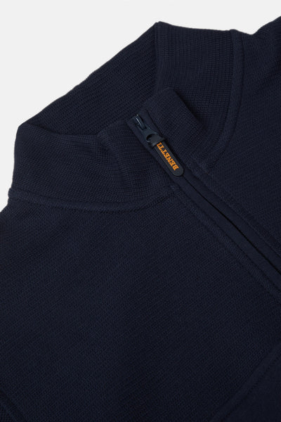 Erol Navy Qtr Zip By Benetti Menswear