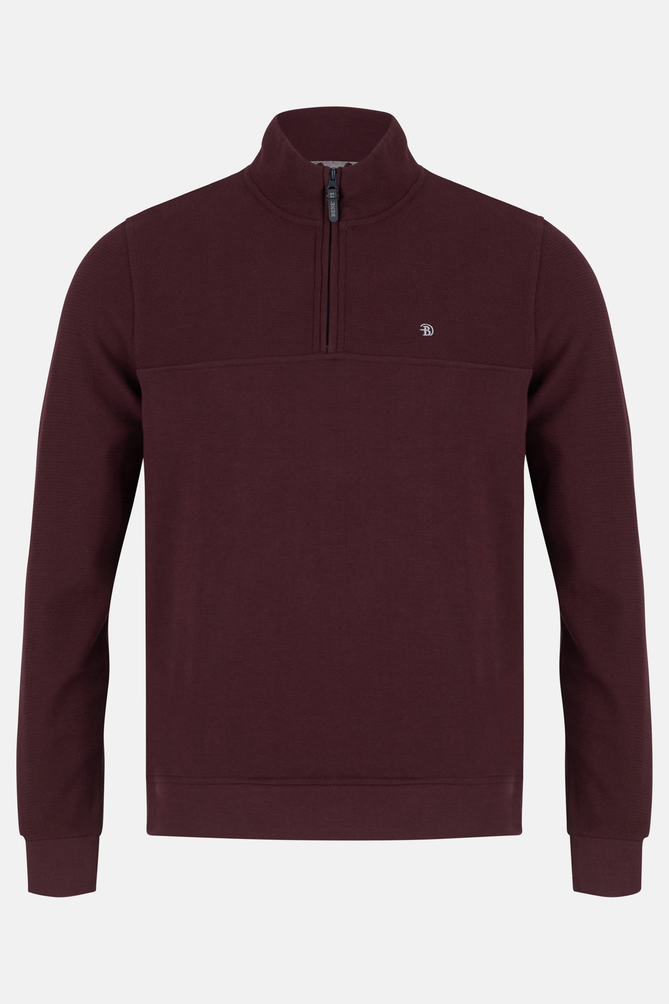 Erol Bordo Qtr Zip By Benetti Menswear