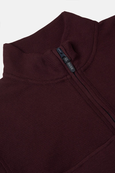 Erol Bordo Qtr Zip By Benetti Menswear