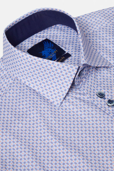 Evan Blue L/S Shirt By Benetti Menswear