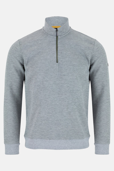 Felix Grey Qtr Zip By Benetti Menswear