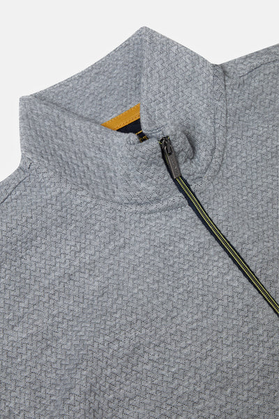 Felix Grey Qtr Zip By Benetti Menswear