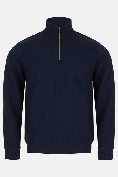 Felix Navy Qtr Zip By Benetti Menswear