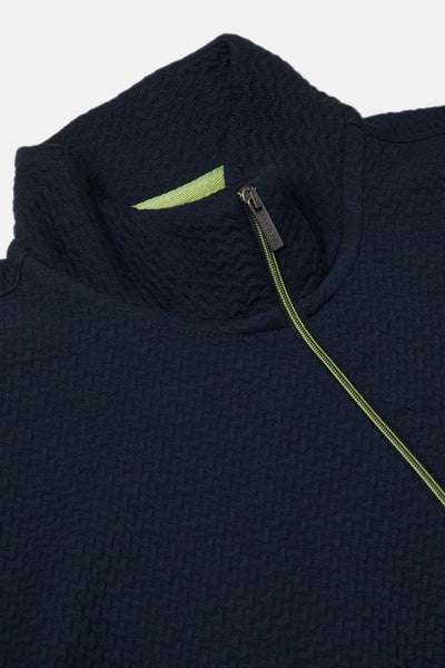 Felix Navy Qtr Zip By Benetti Menswear
