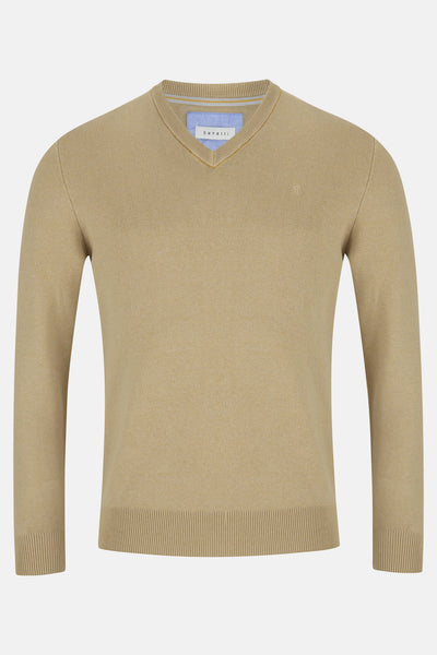 Gale Lemon V Neck Sweater