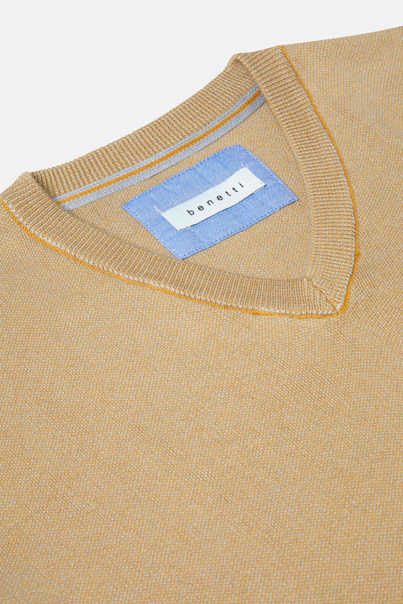 Gale Lemon V Neck Sweater