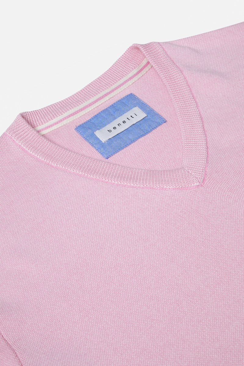 Gale Rose V Neck Sweater By Benetti Menswear 