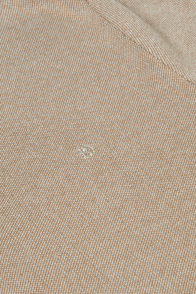 Gale Sand V Neck Sweater By Benetti Menswear