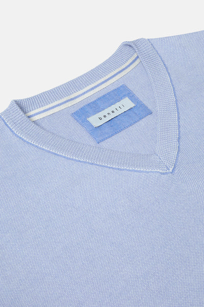 Benetti Gale Sky V- neck Sweater