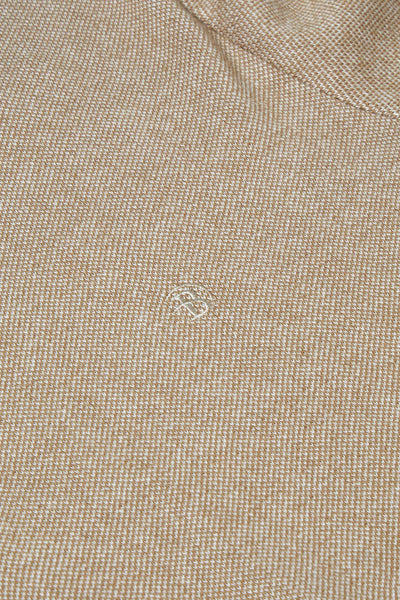 Gale Sand Quarter Zip by Benetti Menswear