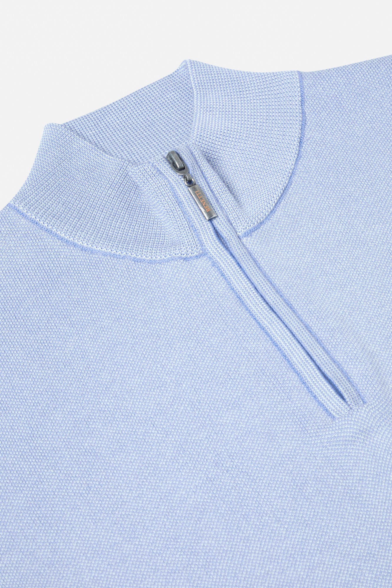 Benetti Gale Sky Quarter Zip Sweater