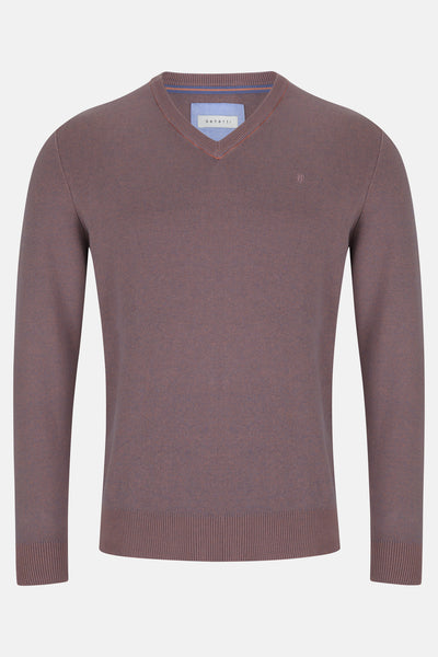 Gale Sunrise V-Neck Sweater By Benetti Menswear