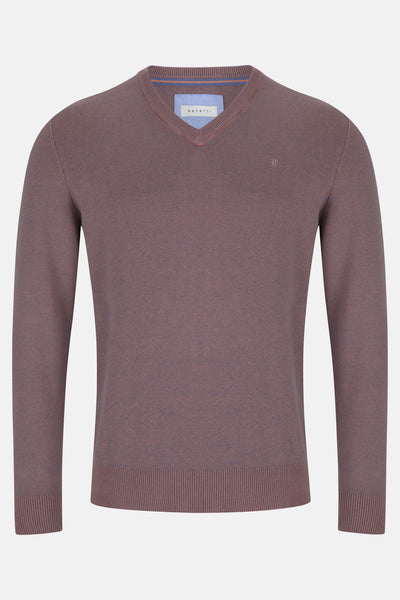 Gale Sunrise V-Neck Sweater By Benetti Menswear