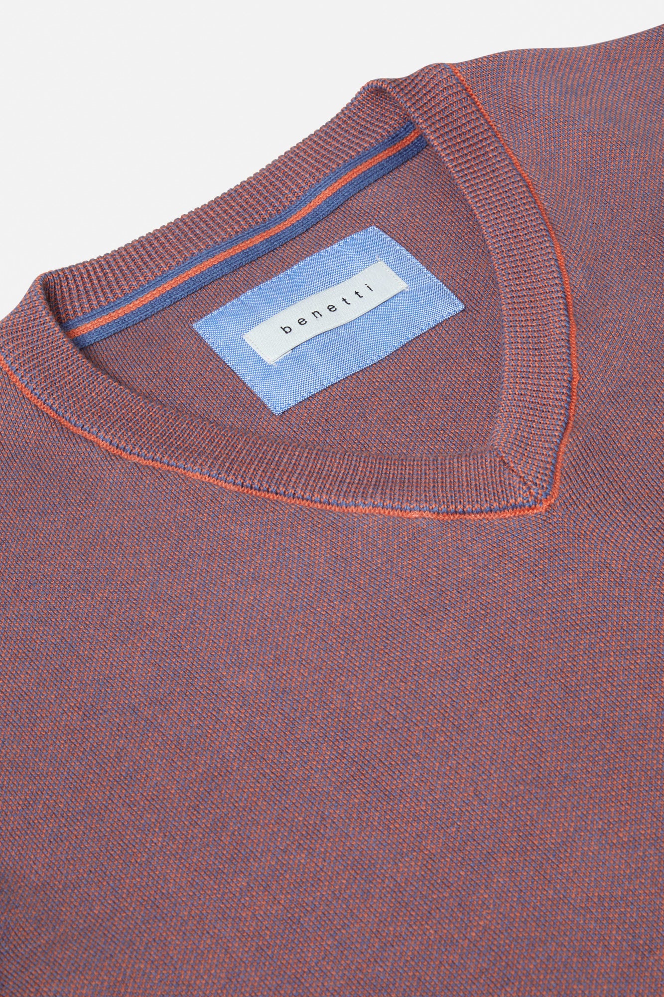 Gale Sunrise V-Neck Sweater By Benetti Menswear