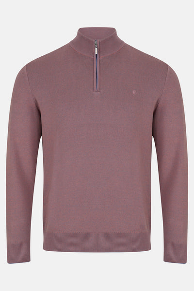 Gale Sunrise Quarter Zip Sweater By Benetti Menswear