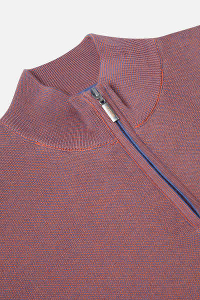 Gale Sunrise Quarter Zip Sweater By Benetti Menswear
