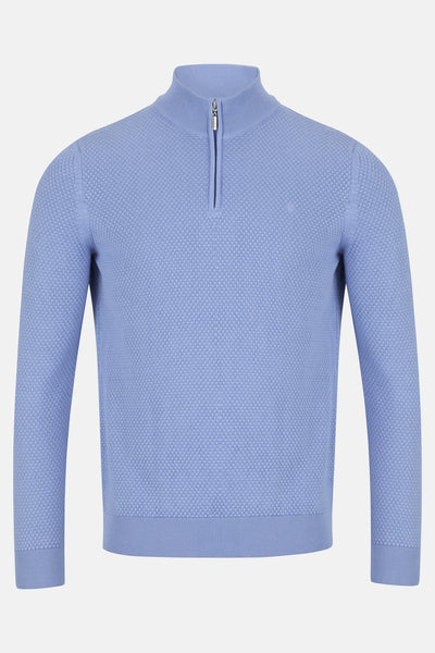 Henry Sky Qtr Zip By Benetti Menswear