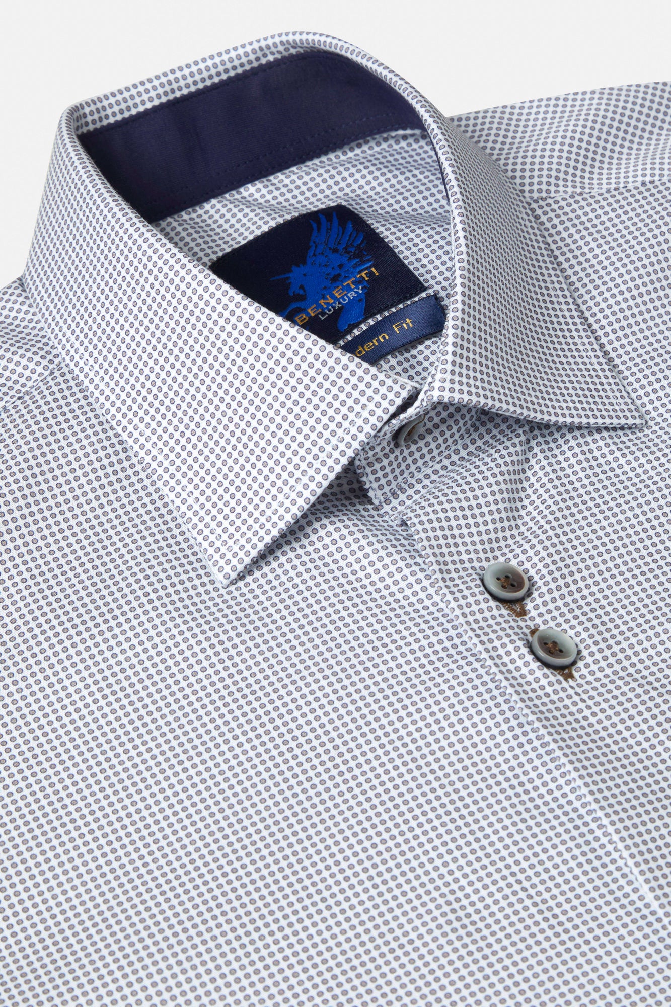 Jack Coffee S/S Shirt By Benetti Menswear