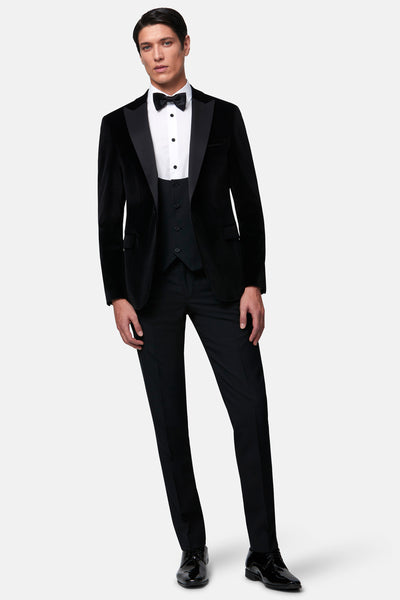 Jasper Black Velvet Tuxedo By Benetti Menswear