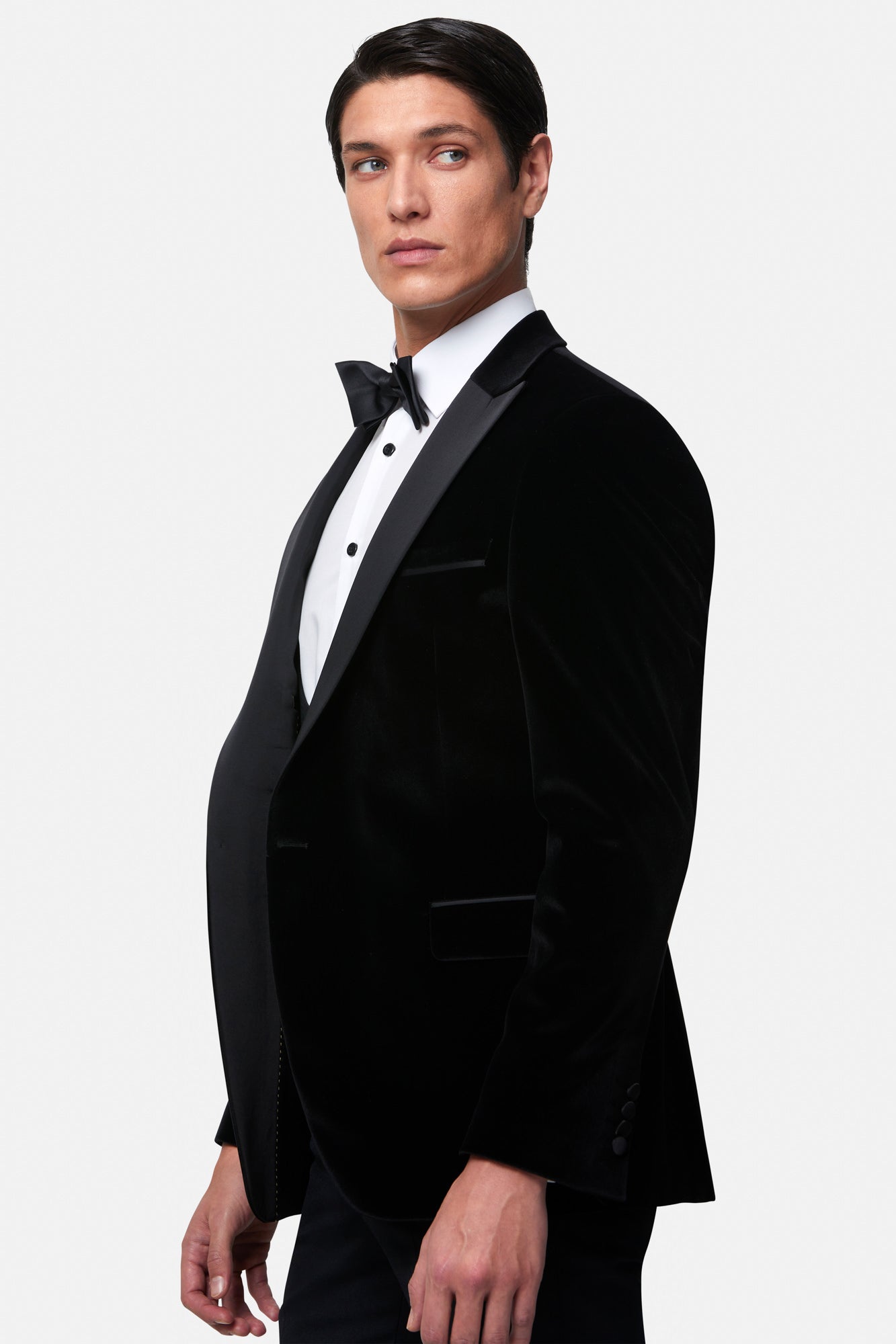 Jasper Black Velvet Tuxedo By Benetti Menswear