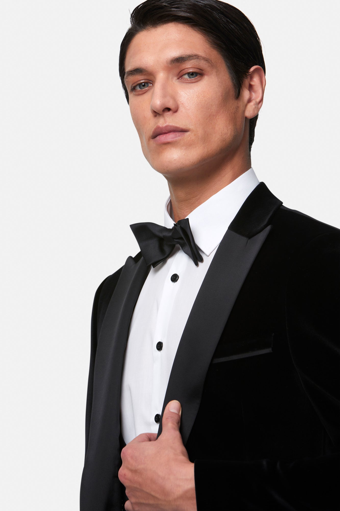 Jasper Black Velvet Tuxedo By Benetti Menswear